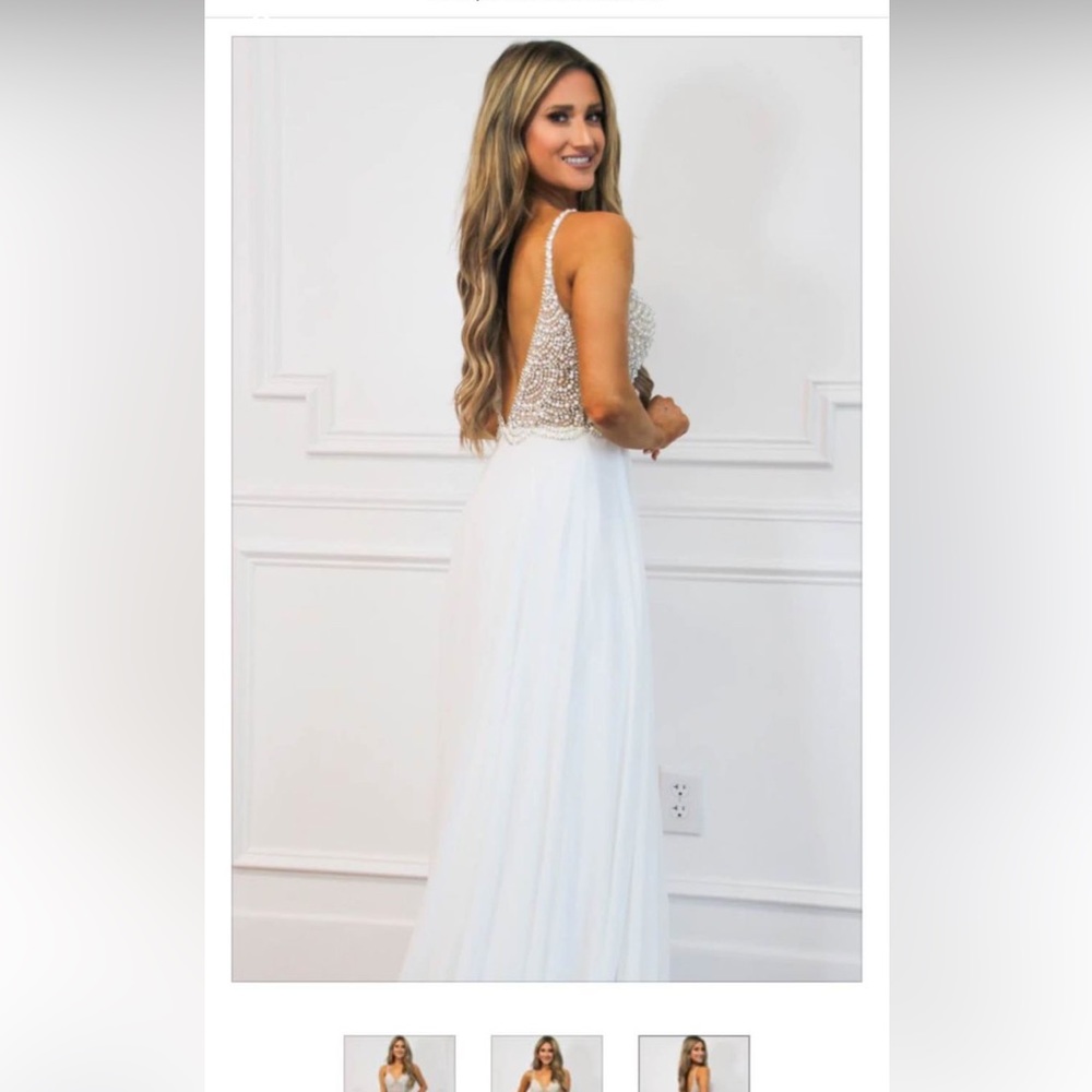 Wedding Dress chiffon beaded